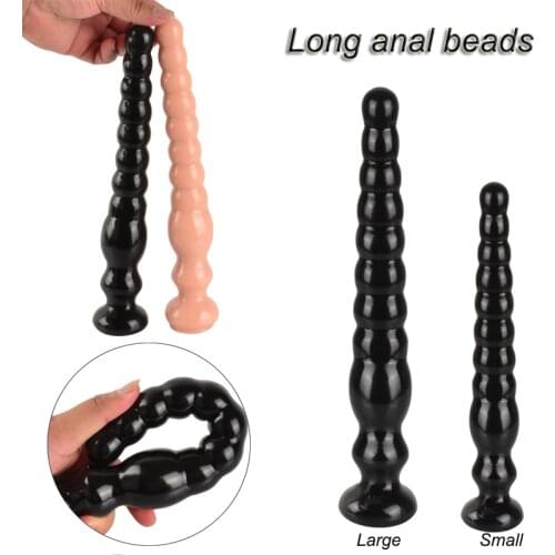 Long butt plug anal beads plug big ass plug anal dildo masturbator sex toys for woman men prostate massager erotic intimate good