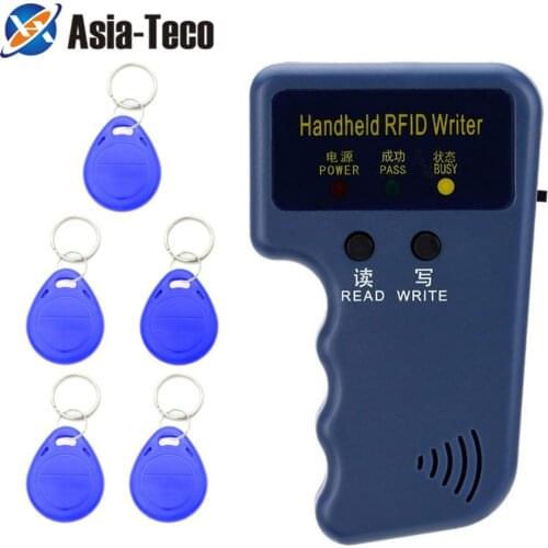 Handheld 125KHz RFID Duplicator Copier Writer Programmer Reader RFID ID Card Writer for door access control system