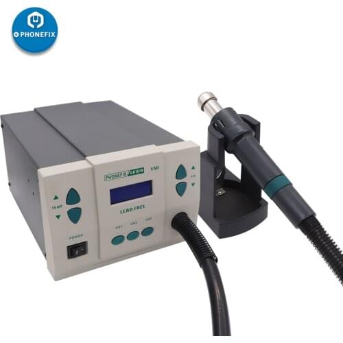 PHONEFIX 861DW Intelligent Lead Free Hot Air Soldering Tool for PCB Motherboard Welding Repair BGA Rework Solder Station Tool