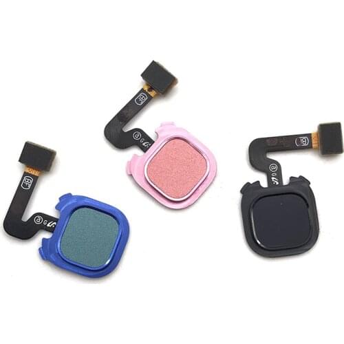 1Pcs Home Button Fingerprint Sensor Touch ID Return Key Flex Cable For Samsung Galaxy A9 2018 A9s A9 pro A9200 A920 A920F Parts