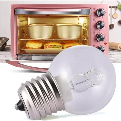 110V E27 Oven Light High Temperature Resistant 500 degree Safe Oven Bulb Lamp for Many Household Appliances 25W/40W 2650k