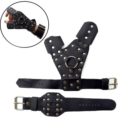 Outdoor Fishing Handguard Built-in Steel Plate Fish Reel Fixed Wristband Left/right Hand Protection Hunting Shooting Accessories