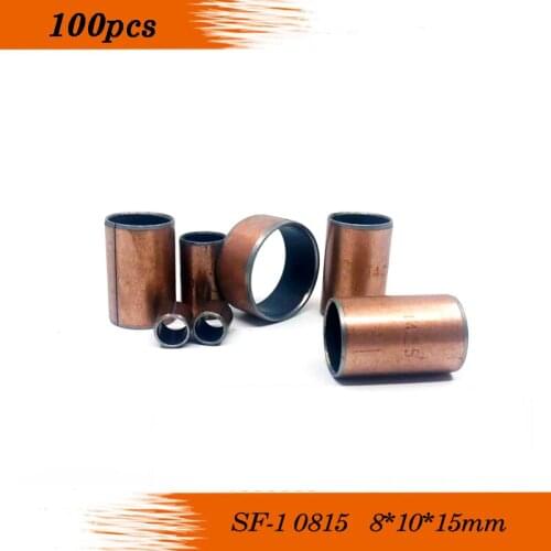 SF-1 0815 8X10X15mm Oilless bush DU Self-lubricating bushing Sintered bush sf1 081015 8*10*15mm sliding bearing