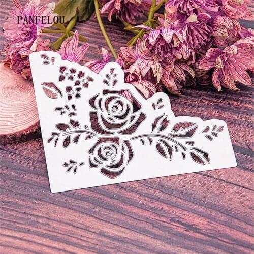 PANFELOU Sealing side of roses paper die cutting dies metal craft Scrapbooking/DIY Easter Easter Embossing mould cards