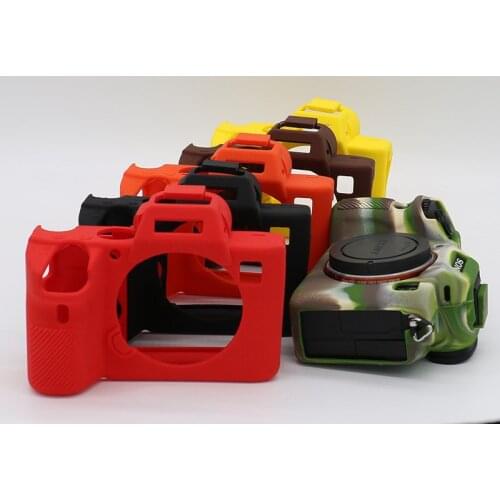 Camera Bag Silicone Armor Skin Case Body Cover Protector for Sony A7 III / A7R III / A7M3 A7RM3 / A7R IV A7RM4