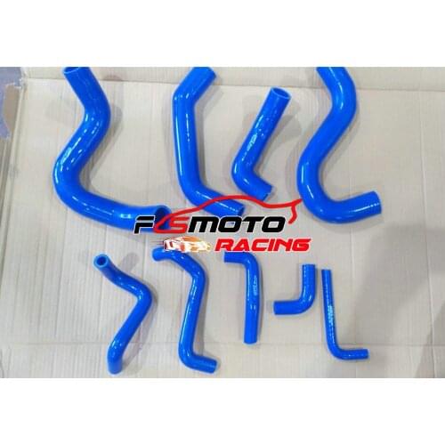 BLUE 9PCS Silicone Radiator Hose For Nissan Safari Patrol Y60 GQ 2.8L RD28T Turbo Diesel 1994 - 1997 1995 1996