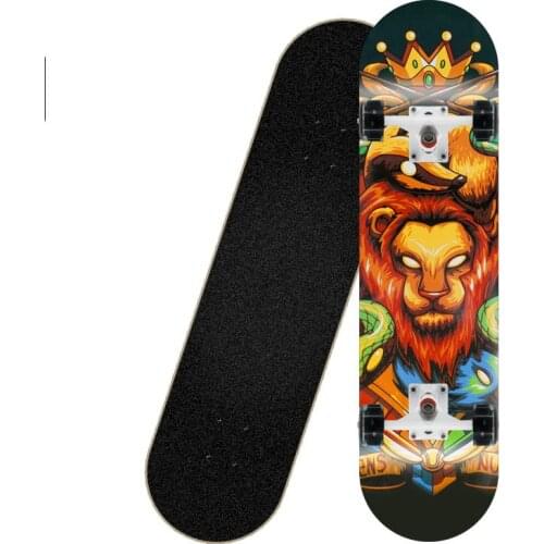 Skateboard Four-wheel Skateboard Flashing Wheel Beginner Adult Double Tilt Skateboard