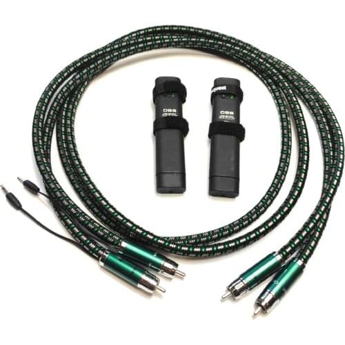 New HiFI Audio Line Columbia RCA INTERCONNECT Cable Silver Plated RCA Plug 72V DBS for Amplifier CD Player Home Theater