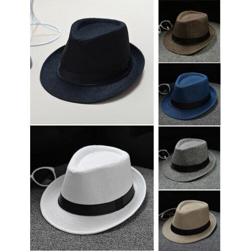 Hat Panama Straw Fedora Trilby Cap Foldable Travel Brim Wide Mens Ladies Summer