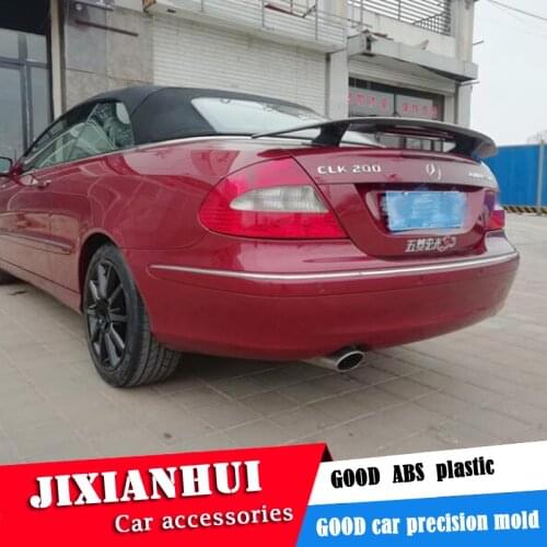 For W212 Spoiler 2008-2015 Mercedes-Benz CLK SLK Spoiler ABS plastic Material Car Rear Wing Color Rear Spoiler