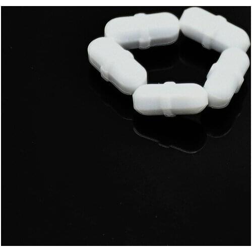 PTFE Magnetic Stirrer Bar Stir Mixer PTFE B-type Stirring Bars 3*8mm Lab Spin Spinner Stirrer Rotor Cylinder Section 5 Pcs