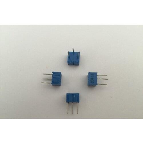 100Pcs/Lot 3362P 1K 10K 100K 1M 2K 20K 200K 500R 5K 50K ohm Trimpot Trimmer Potentiometer Variable resistor new original