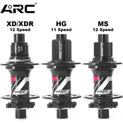 ARC MTB Mountain Bike Hub 32 Holes Disk Brake Bicycle Front Rear Hub 11 12 Speed Thru Xd Xdr Hg Micro Spline Freehub 15mm*135mm