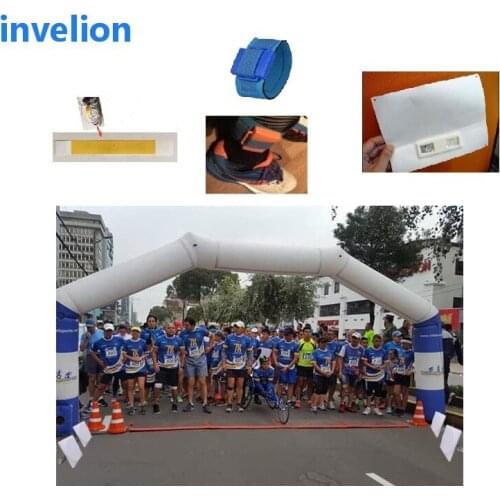 2pcs 865MHZ uhf rfid marathon circular antenna 900mhz 8.5dBi floor ground uhf rfid antenna for sports