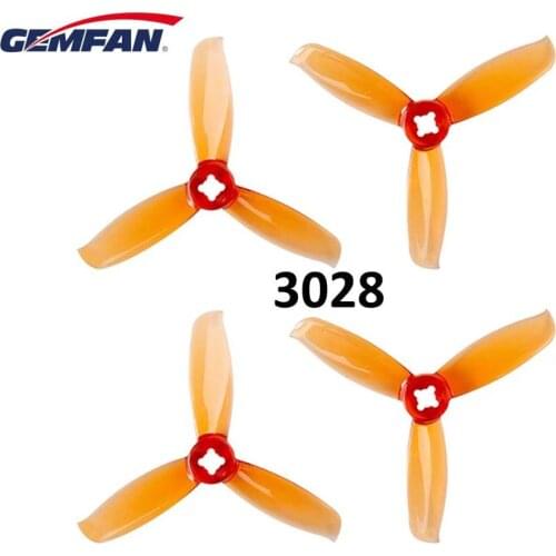 20pcs/10pairs Gemfan 3028 PC Propeller 3 inch Paddle CW CCW Props for FPV Drone Quadcopter Multicopter