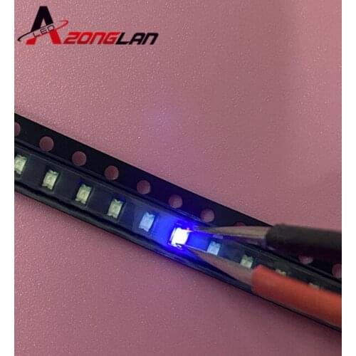 500pcs/LOT 0805 Purple UV SMD lamp beads led 2012 Light emitting diode 3V 390-400NM 2.0*1.2*0.8MM