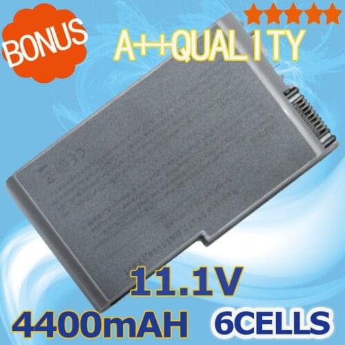 4400mAh 6 cells Battery for Dell Latitude D500 D505 D510 D520 D530 D600 D610 for Inspiron 510m 600m Precision M20