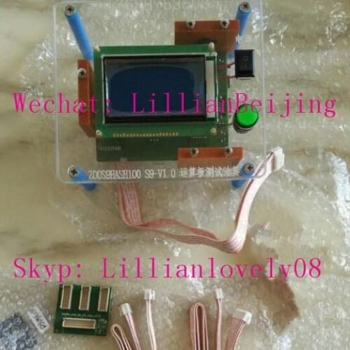 Antminer hash board Fixture S9 Hydro hashboard testing tool For T9+ S9 hydro with signal cables and pc connecting cable