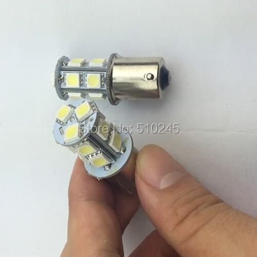 100x 12V 24V Car led s25 p21W ba15s 1156 13 led smd 5050 13smd 5050SMD 1157 bay15d p21/5w LED LAMP