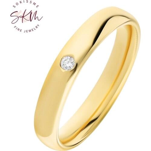 SKM Brand designer Vintage rings for women 14k rose gold luxury Engagement rings designer Promise Luxury Fine Jewelry