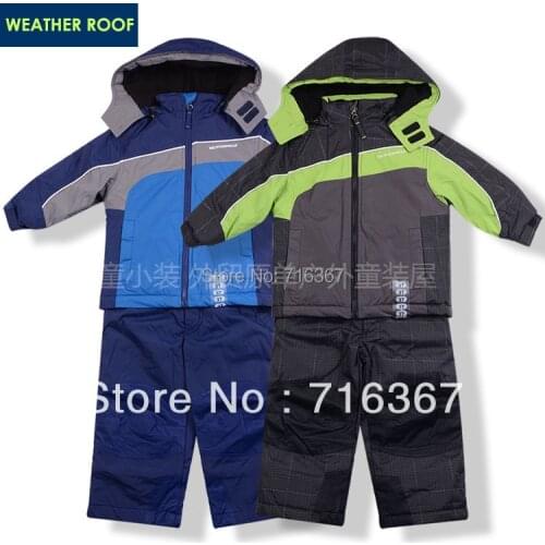 Free Shipping -children kids boys/girls snowsuit, kids ski suit, kids windproof jacket, windproof pants(MOQ: 1 set)