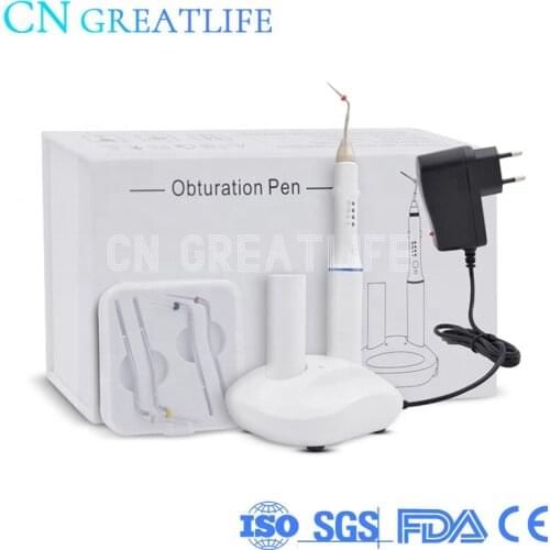 Double Charging Hot Melt Filling Dental Cordless Teether Dental Gutta Percha Obturation System Obturation Pen with 4 Tips