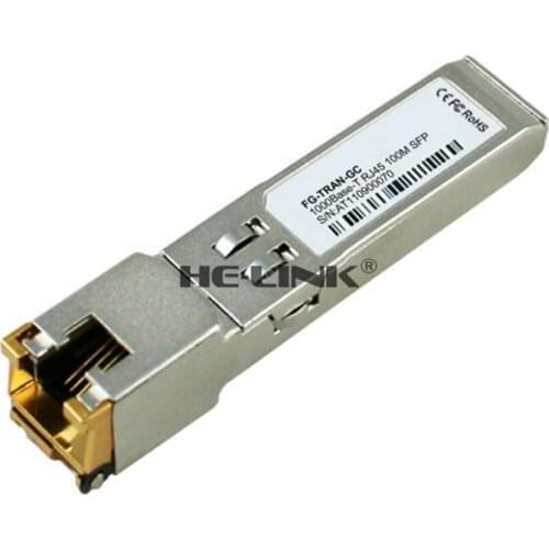 FG-TRAN-GC - Fortinet 100% Compatible 1000BASE-T SFP (CAT5, 100m)
