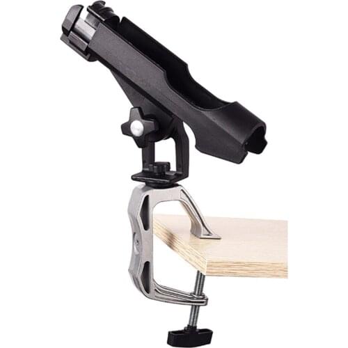 PVC or alloy best selling Fishing Rod Holders for Boats with Large Clamp Opening 360 Degree Adjustable