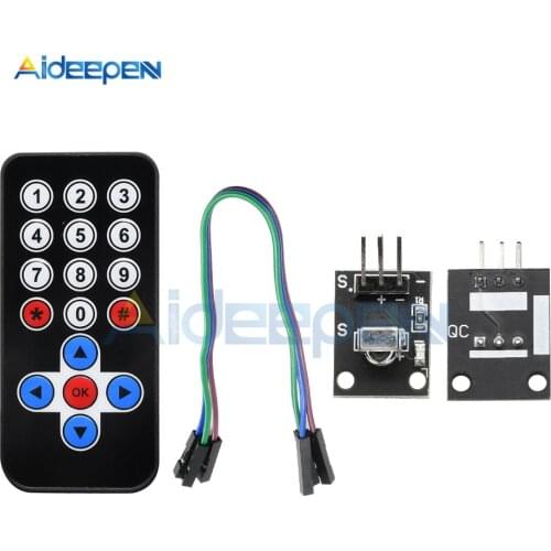 Infrared IR Wireless Remote Control Module Kits DIY Kit HX1838 Module Switch For Arduino For Raspberry Pi
