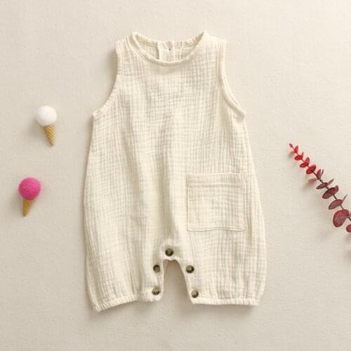 Kaiya Angle Spring Autumn Toddler Baby Bodysuit Fashionable Solid Cotton Trousers Covered Button Wholesale KY-LYK2011003