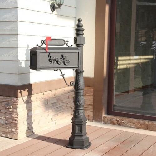 Classic Decorative Cast Aluminum Mail Box Mailboxes by Better Box Mailboxes