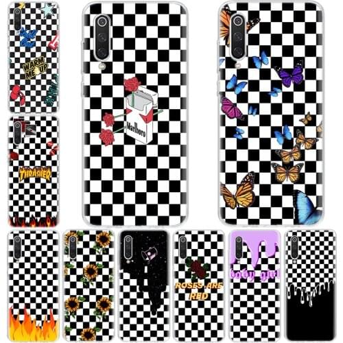 Checkerboard Plaid Checked Checkered Phone Case For Xiaomi Redmi Note 10 9S 8T 9 8 7 6 5 Pro S2 9C 9A 8A 7A 6A 5A K30 K20 Cover