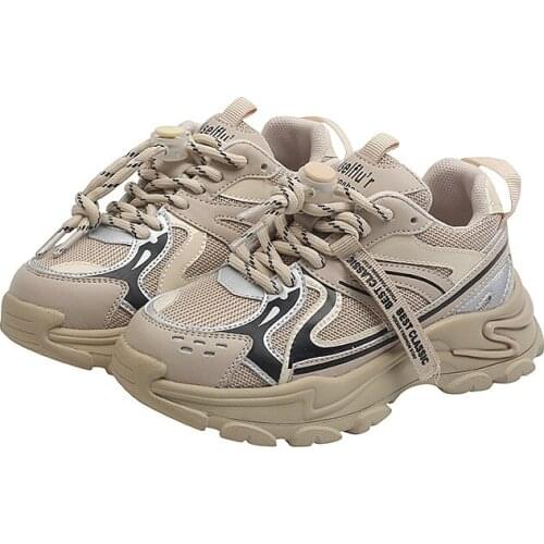 Unisex-Child Chunky Sneakers for Boys Girls Toddler Little Big Kids Lace-Up Trainers Children School Sports Casual Running Shoes