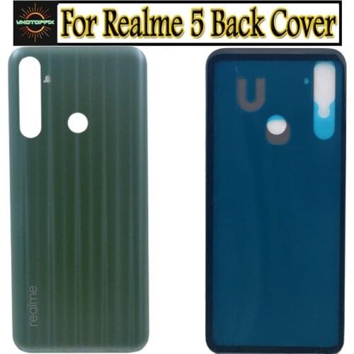 Battery Cover For Realme 5 Back Cover Replacement 100% New For Oppo Realme5 Battery Cover Back Housing Back Cover Battery Case