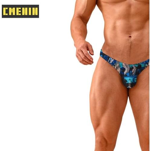 CMENIN ADANNU New Nylon Gay Sexy Mens Briefs Men Underpants Comfortable Innerwear Man Underwear Jockstrap Men Mens Swim AD7302