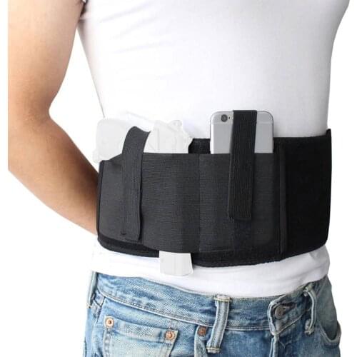 Outdoor Belly Band Holster Concealed Carry Holster Multifunctional Left And Right Universal Waist Belt