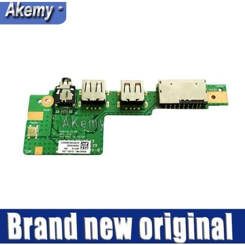 New Original For Asus A401L A401U K401UQK V404L V404U USB AUDIO POWER BOTTON SD card BOARD