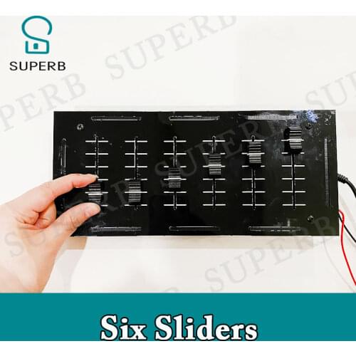 Superb escape room props room escape game props Six sliders adjust slider to right position to unlock escape room props