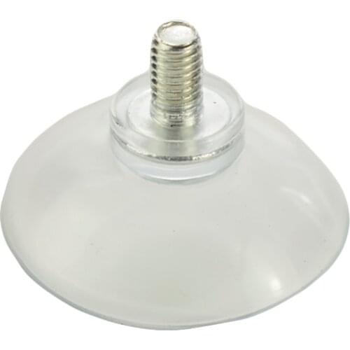 M6 M8 screw on feet pad Leg sicker Suction Cup clear pvc Adjustable Base width 35mm Screw-in Table Levelling Glide Feet Foot
