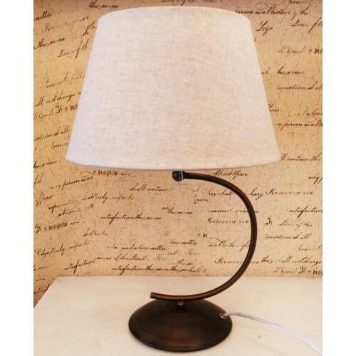 Simple Modern Fabric Table Lamp For Bedroom Study decoracao para casa lampara de mesa