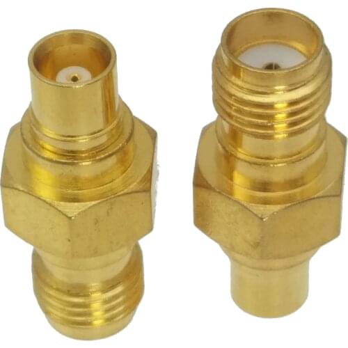 SMA female jack to MCX female jack RF coaxial adapter connector