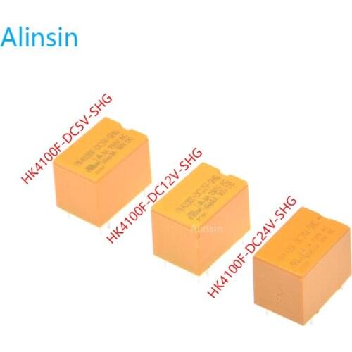 5PCS POWER relay HK4100F-DC5V-SHG HK4100F-DC9V-SHG HK4100F-DC12V-SHG HK4100F-DC24V-SHG 3A 6pin 3V/5V/9V/12V24V hk4100