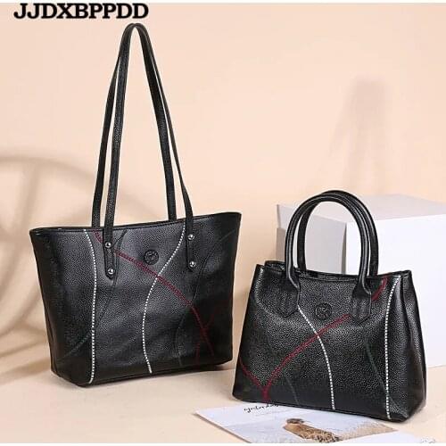 Genuine Leather Luxury Handbags Women Bag Designer Female Shoulder Vintage Ladies Crossbody Bags For Women High Quality