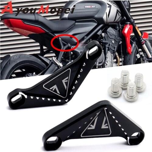 Rear Footrest Blanking Plates for TRIUMPH TRIDENT660 Trident 660 trident 660 2021 Motorcycle Racing Hook CNC Foot Rest