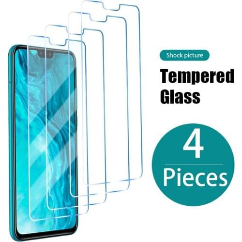 4pcs HD tempered glass for honor 9 10 20 pro 30 Lite screen protector glass for honor10i 20i 30i Lite smartphone film