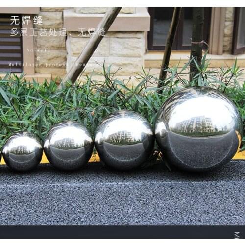 Mirror Ball Seamless Hollow Ball Polished Reflective Garden Sphere For Home Garden Landscape Window Decoration Float 19-120mm
