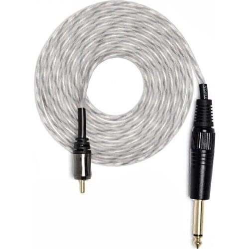 1pc Tattoo RCA Clip Cord Silicone Colorful Cord Clipcord Tattoo Foot Pedal Switch Machine Equipment