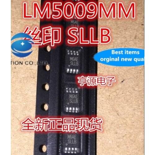 10PCS LM5009 LM5009MM silk-screen SLLB MSOP-8 switch voltage regulator in stock 100% new and original