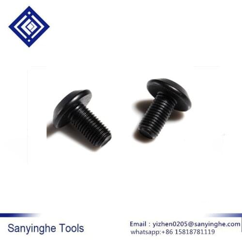 10pcs M6-0.75x12 20pcs M8-1.0x16 12.9 level High-strength CNC milling cutter head screw mushroom head screw Umbrella head screw