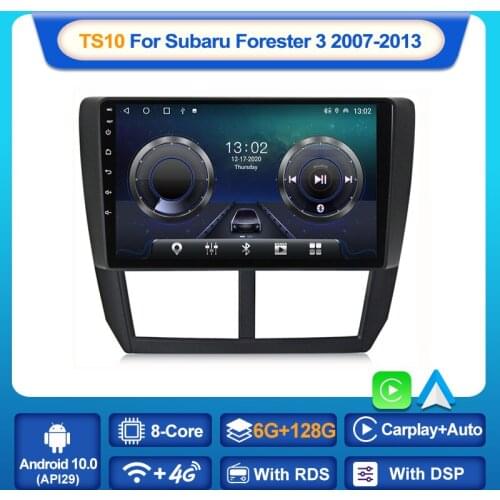 MEKEDE TS10 Car Radio Player Navigation GPS For Subaru Forester 3 SH 2007 - 2013 For Subaru Impreza GH GE 2011 No 2din 2 din dvd